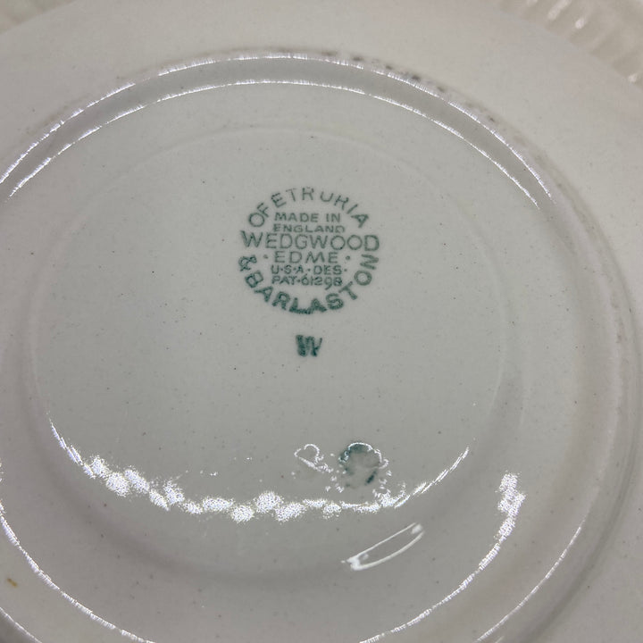 2 x 1947 WEDGWOOD OF ETRURIA & BARLASTON Spare Replacement SAUCERS Creamware