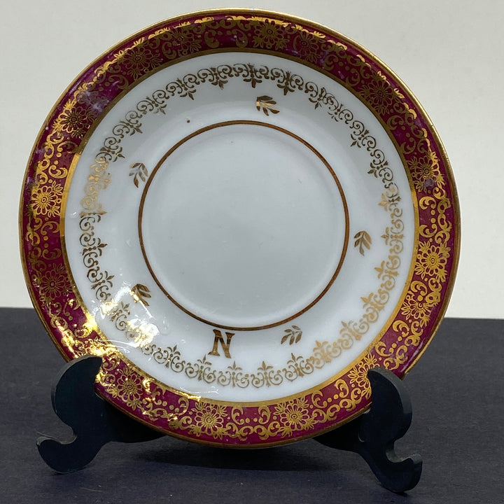 French PORCELAIN DE LUXE Espresso Spare or Replacement SAUCER