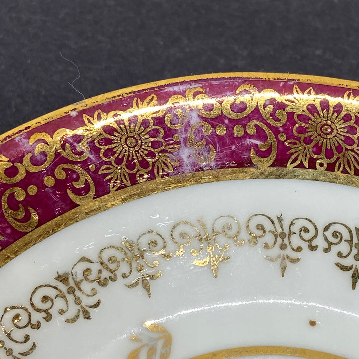 French PORCELAIN DE LUXE Espresso Spare or Replacement SAUCER
