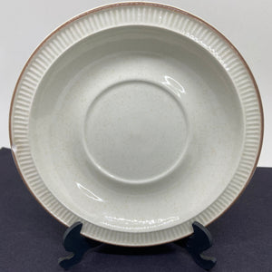 POOLE POTTERY Broadstone Spare or Replacement SAUCER Speckled Cream and Brown