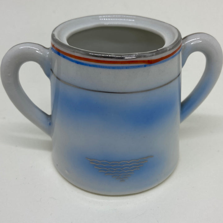 Japanese SUVESCO Sail Boat Nautical Motif SUGAR BOWL without lid
