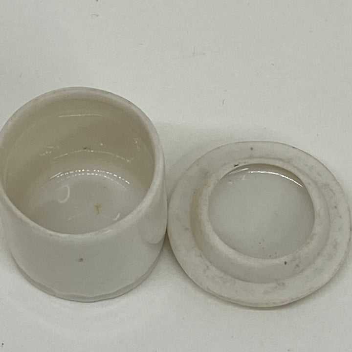 GEMMA Czechoslovakia CRESTED WARE Miniature TRINKET POT Souvenir of BLACKPOOL