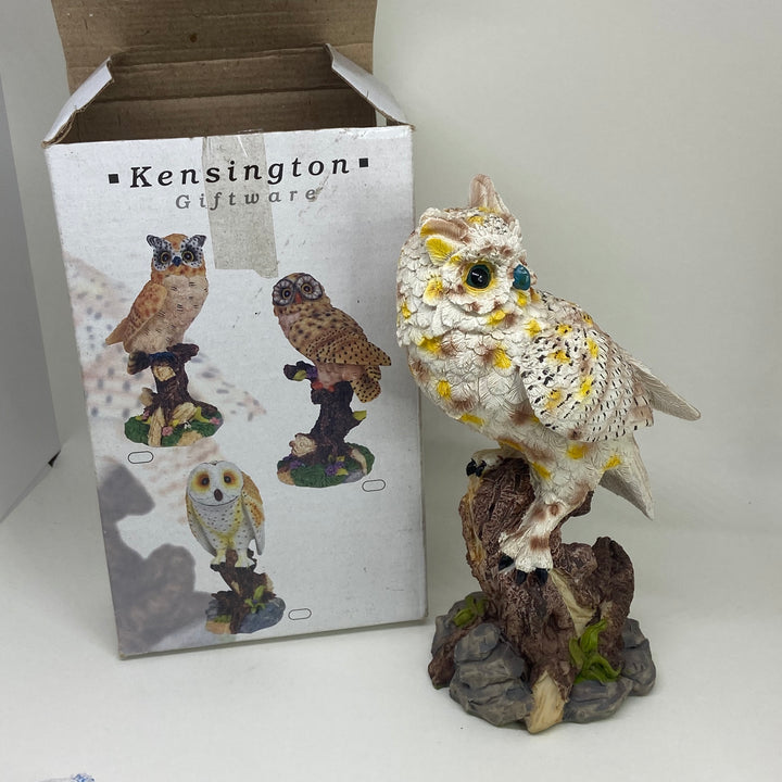 Kensington Giftware Resin OWL Figurine 8" Boxed