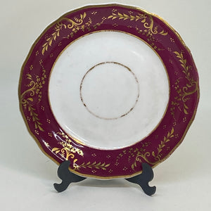 Regency Antique SPODES Burgundy Spare / Replacement TEA PLATE