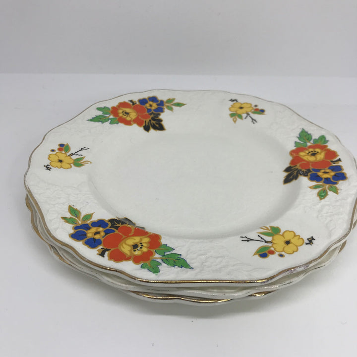Vintage ART DECO EMPIRE Part TEA CUP TRIO SET 1950s 14 Pieces