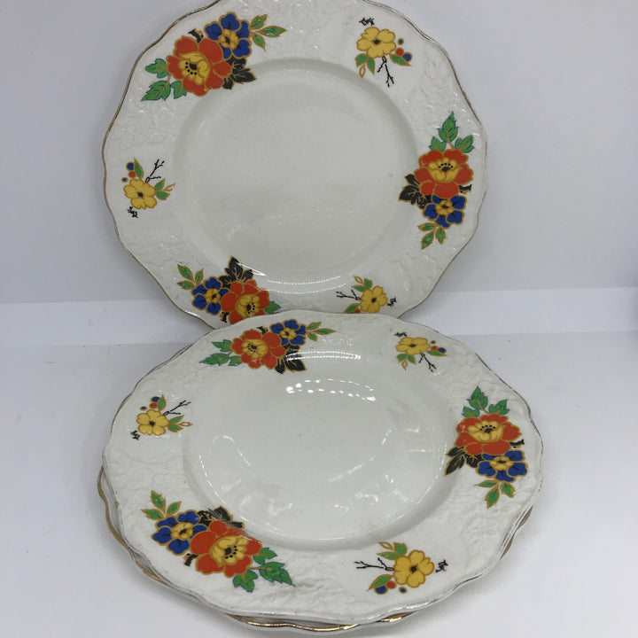 Vintage ART DECO EMPIRE Part TEA CUP TRIO SET 1950s 14 Pieces