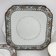 Load image into Gallery viewer, 8-piece BALMORAL CHINA Original Art Deco 1930s TEA PLATE SET