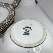 Load image into Gallery viewer, 8-piece BALMORAL CHINA Original Art Deco 1930s TEA PLATE SET