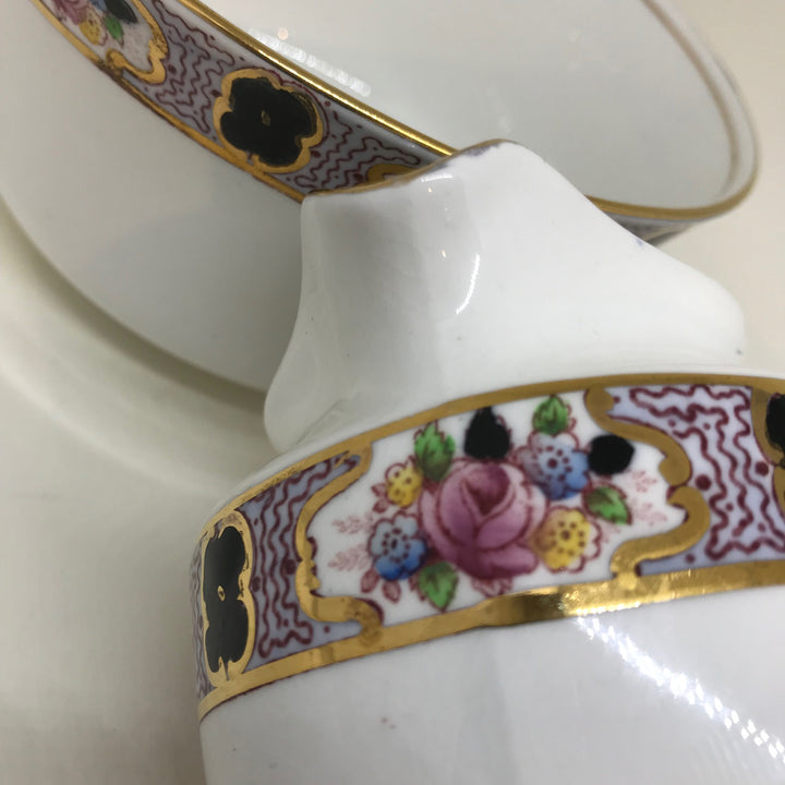Vintage CWS WINDSOR China SUGAR / SLOP BOWL and CREAM JUG CREAMER