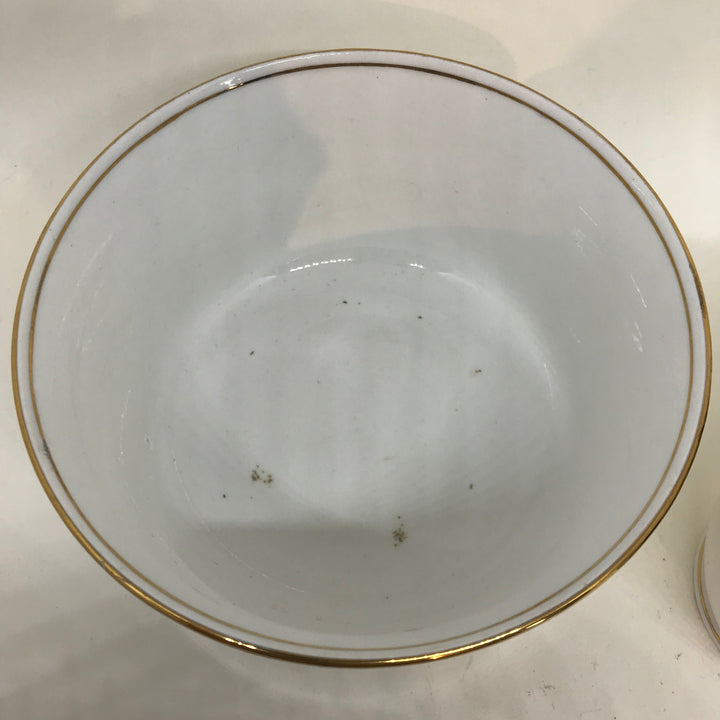 Vintage CWS WINDSOR China SUGAR / SLOP BOWL and CREAM JUG CREAMER