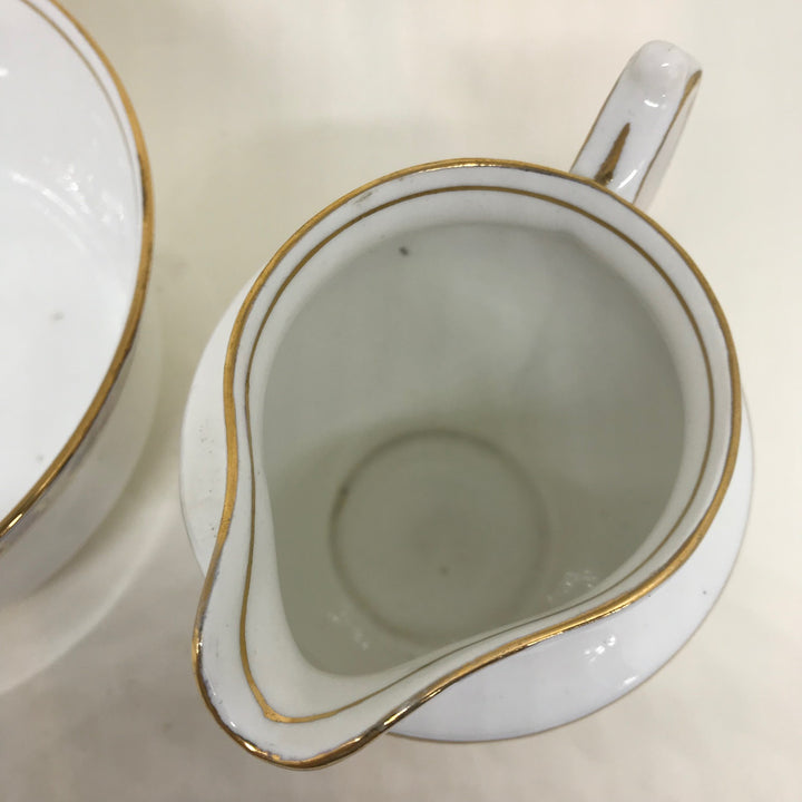 Vintage CWS WINDSOR China SUGAR / SLOP BOWL and CREAM JUG CREAMER