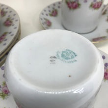 Load image into Gallery viewer, 4 Vintage VICTORIA Czech-Slovakia COFFEE TEACUP DUOS plus 3 TEA PLATES