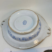 Load image into Gallery viewer, Antique Victorian WEDGWOOD Woodbine Pattern SERVING BOWL 1869