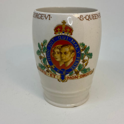 King GEORGE VI and Queen Elizabeth Coronation 1937 CUP