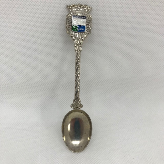 Silver plated collectable souvenir spoons - World