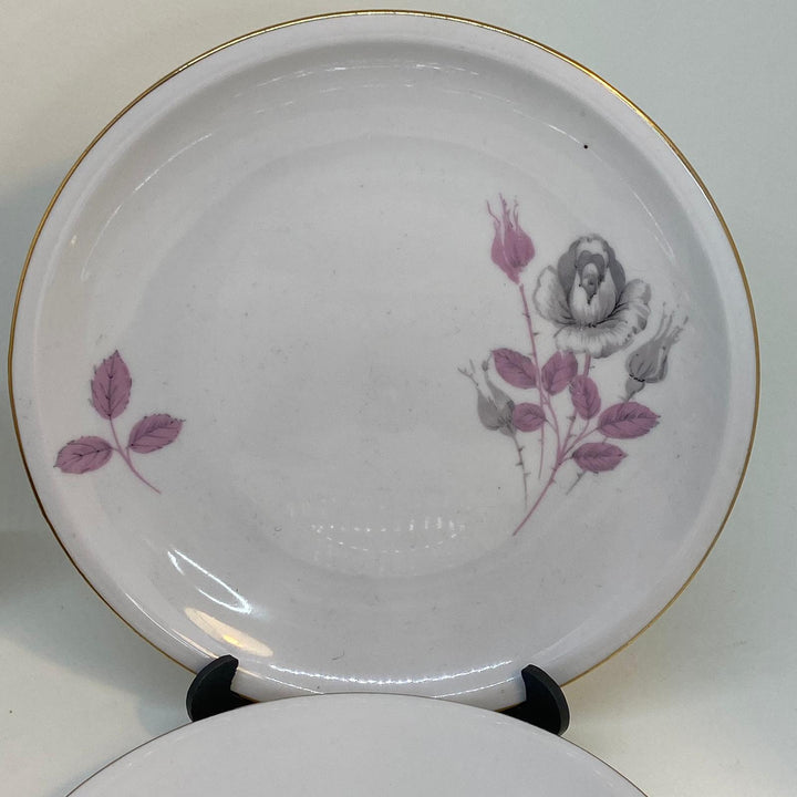 Vintage Chinese Floral Tea Set - 4x TRIOS Teacup, Saucer and Tea Plate