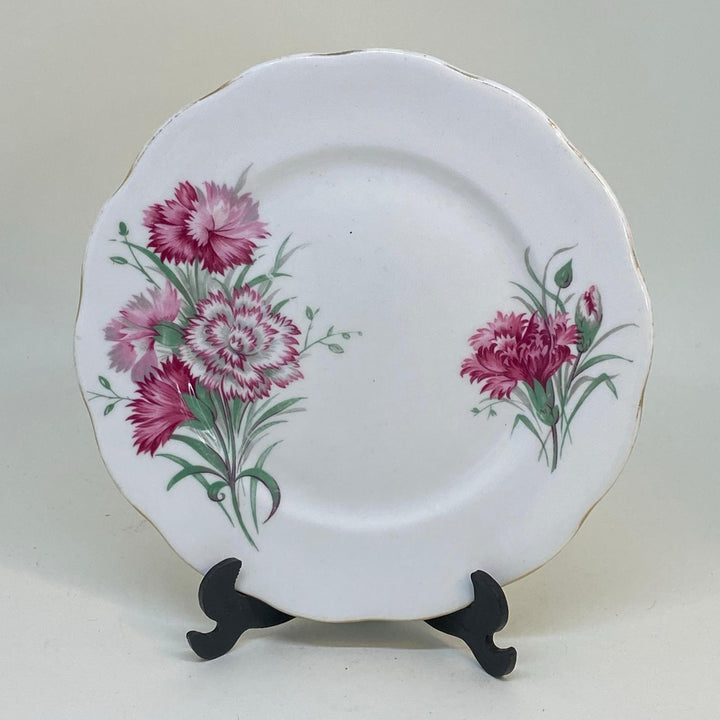 QUEEN ANNE Pink Carnation Replacement or Spare TEA PLATE