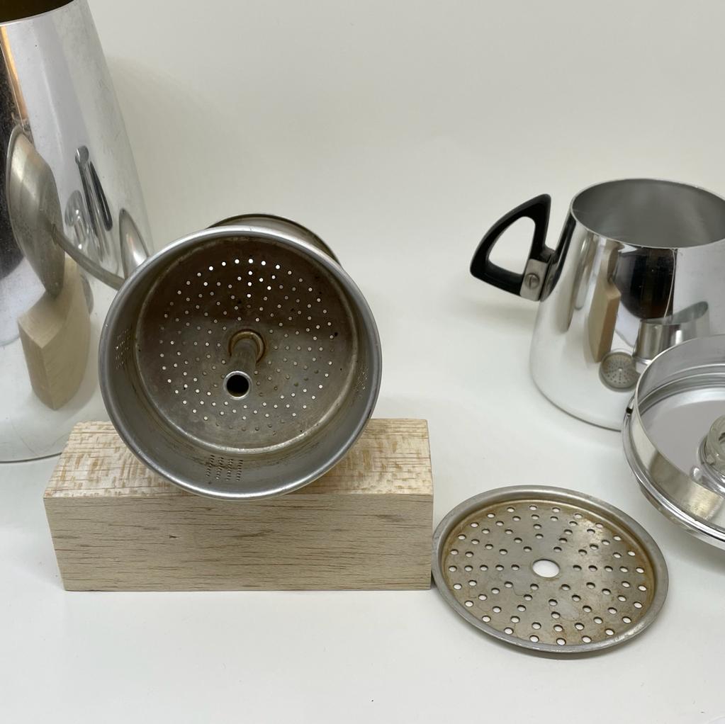 Vintage Stainless Steel 18:8 Tea Set on Tray, Teak Handles. Teapot, Hot  Water Pot, Milk Jug & Sugar Dish on a Tray. Matching Set. C.1970s 