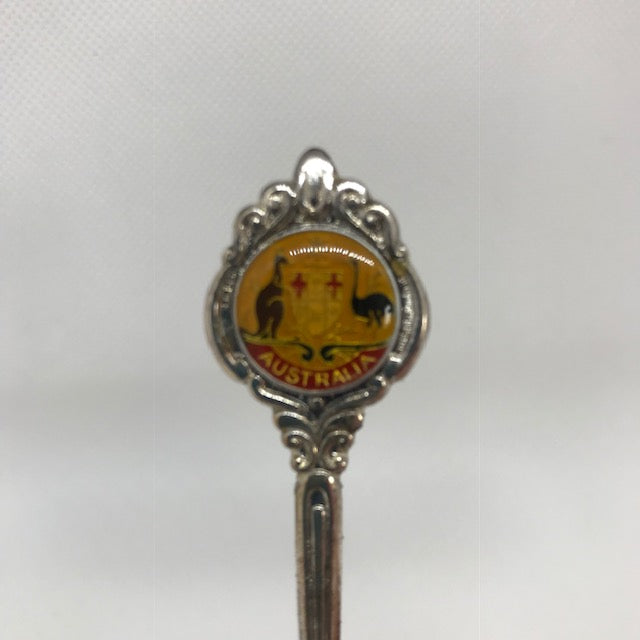 Silver plated collectable souvenir spoons - World