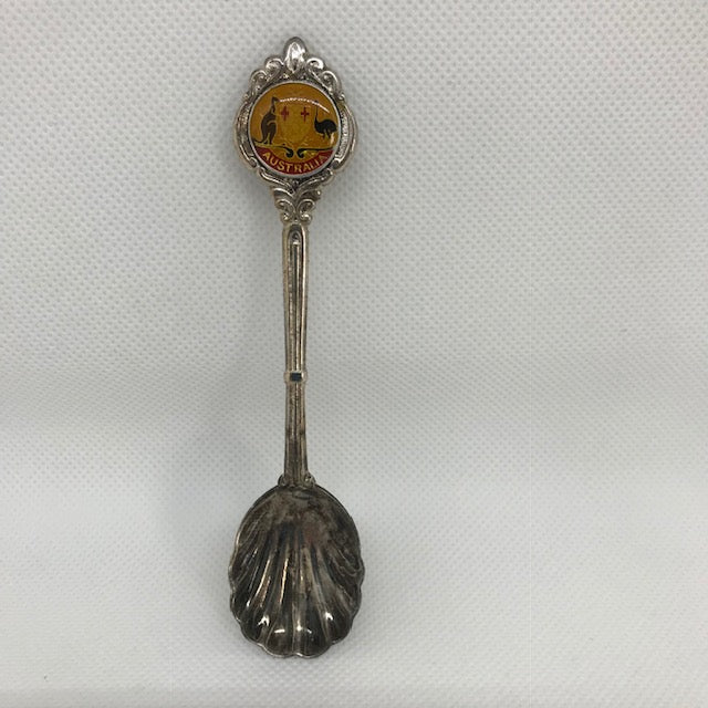 Silver plated collectable souvenir spoons - World