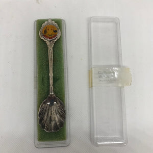 Silver plated collectable souvenir spoons - World
