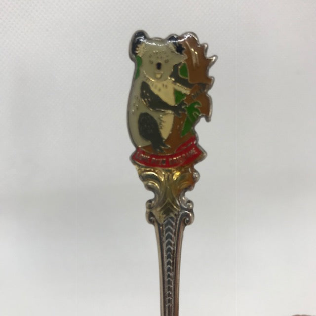 Silver plated collectable souvenir spoons - World