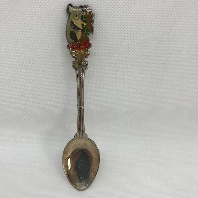 Silver plated collectable souvenir spoons - World