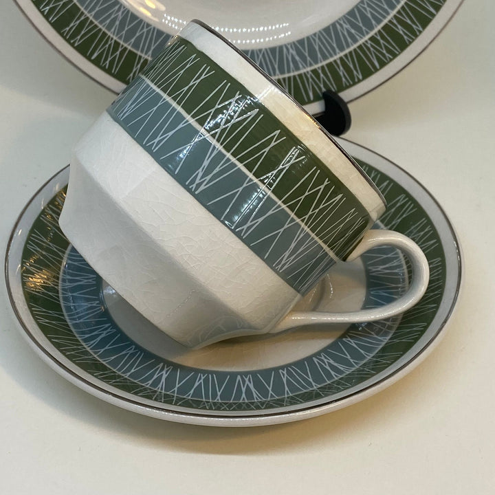 MIDWINTER Whitehill Pattern TEA CUP SET TRIO
