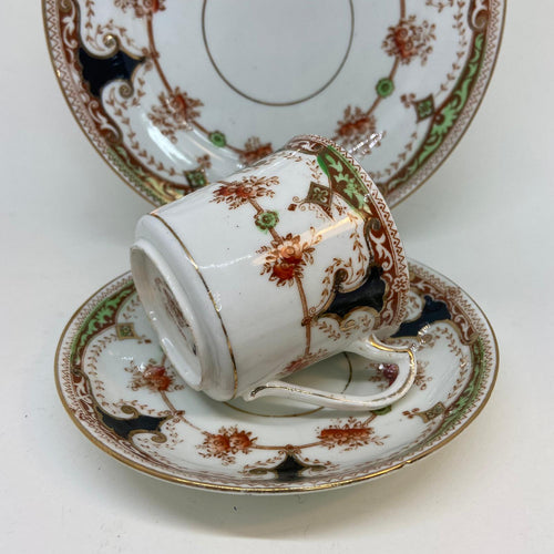 Vintage ROYAL STAFFORD China Hand Decorated TEACUP TRIO