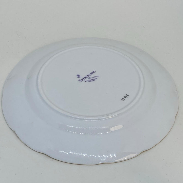 SUTHERLAND Green and Gold Wheat Replacement or Spare TEA PLATE