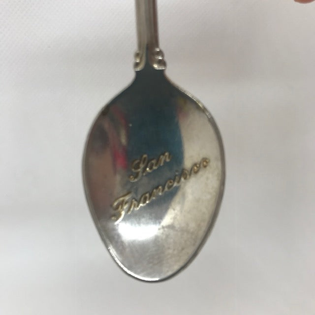 Silver plated collectable souvenir spoons - World