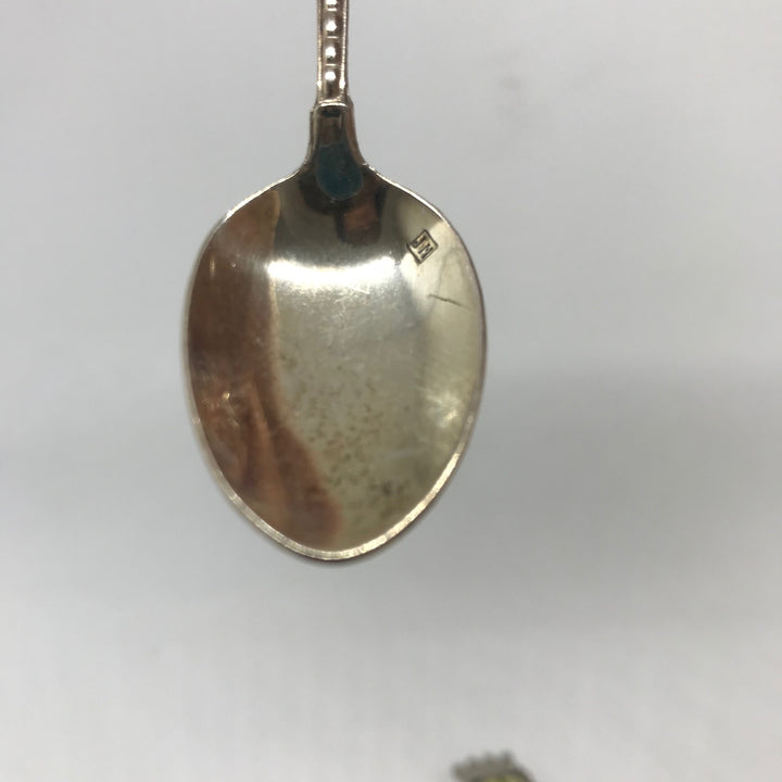 Silver plated COLLECTORS SOUVENIR Spoons PARIS, SAINT-TROPEZ, BAR-LE-DUC, NORMANDIE, FRANCE