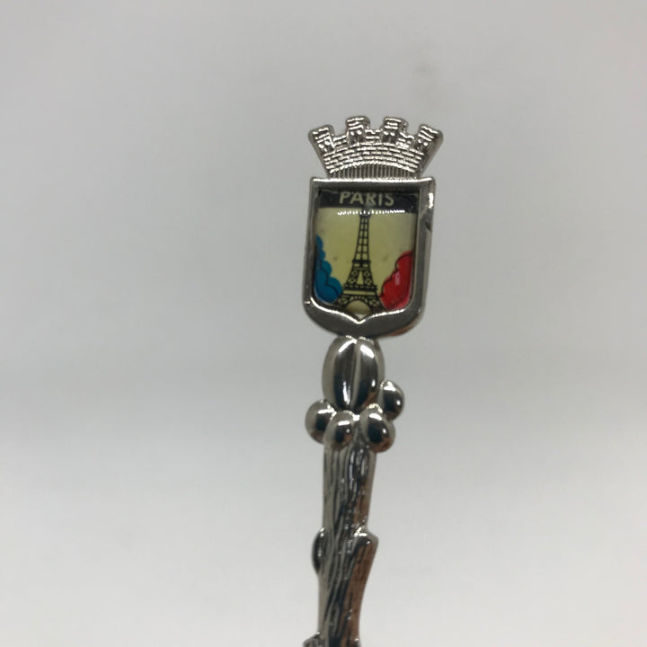 Silver plated COLLECTORS SOUVENIR Spoons PARIS, SAINT-TROPEZ, BAR-LE-DUC, NORMANDIE, FRANCE