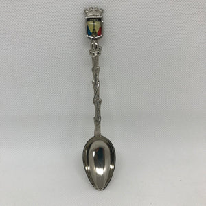 Silver plated COLLECTORS SOUVENIR Spoons PARIS, SAINT-TROPEZ, BAR-LE-DUC, NORMANDIE, FRANCE