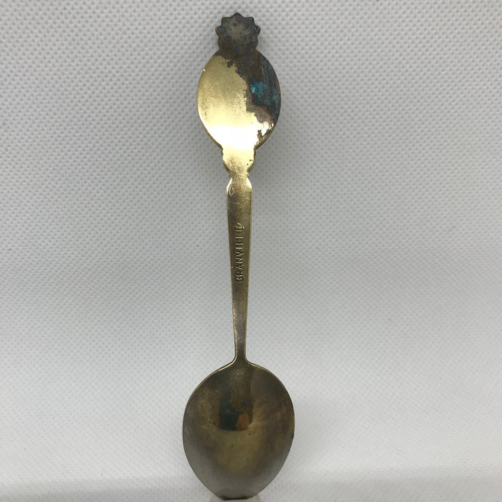Silver plated COLLECTORS SOUVENIR Spoons PARIS, SAINT-TROPEZ, BAR-LE-DUC, NORMANDIE, FRANCE