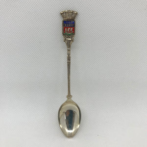 Silver plated COLLECTORS SOUVENIR Spoons PARIS, SAINT-TROPEZ, BAR-LE-DUC, NORMANDIE, FRANCE